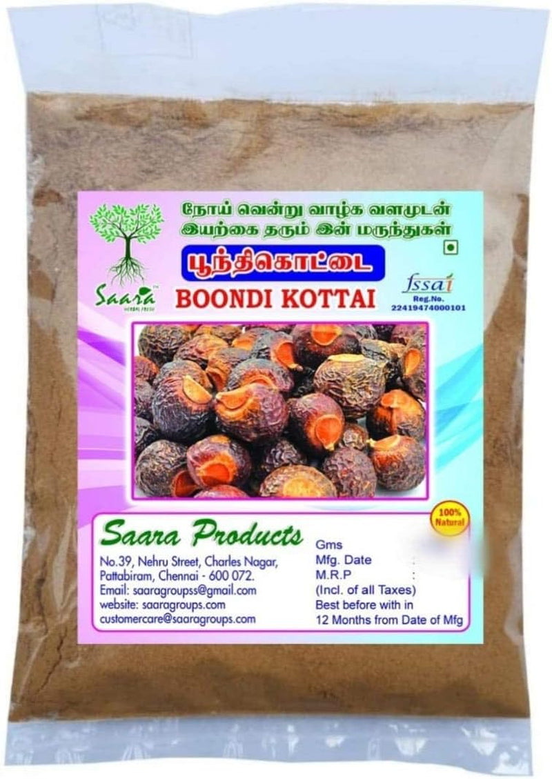 ZANGO Boondi Kottai Powder L Reetha Powder L Soapnut Powder | 100G