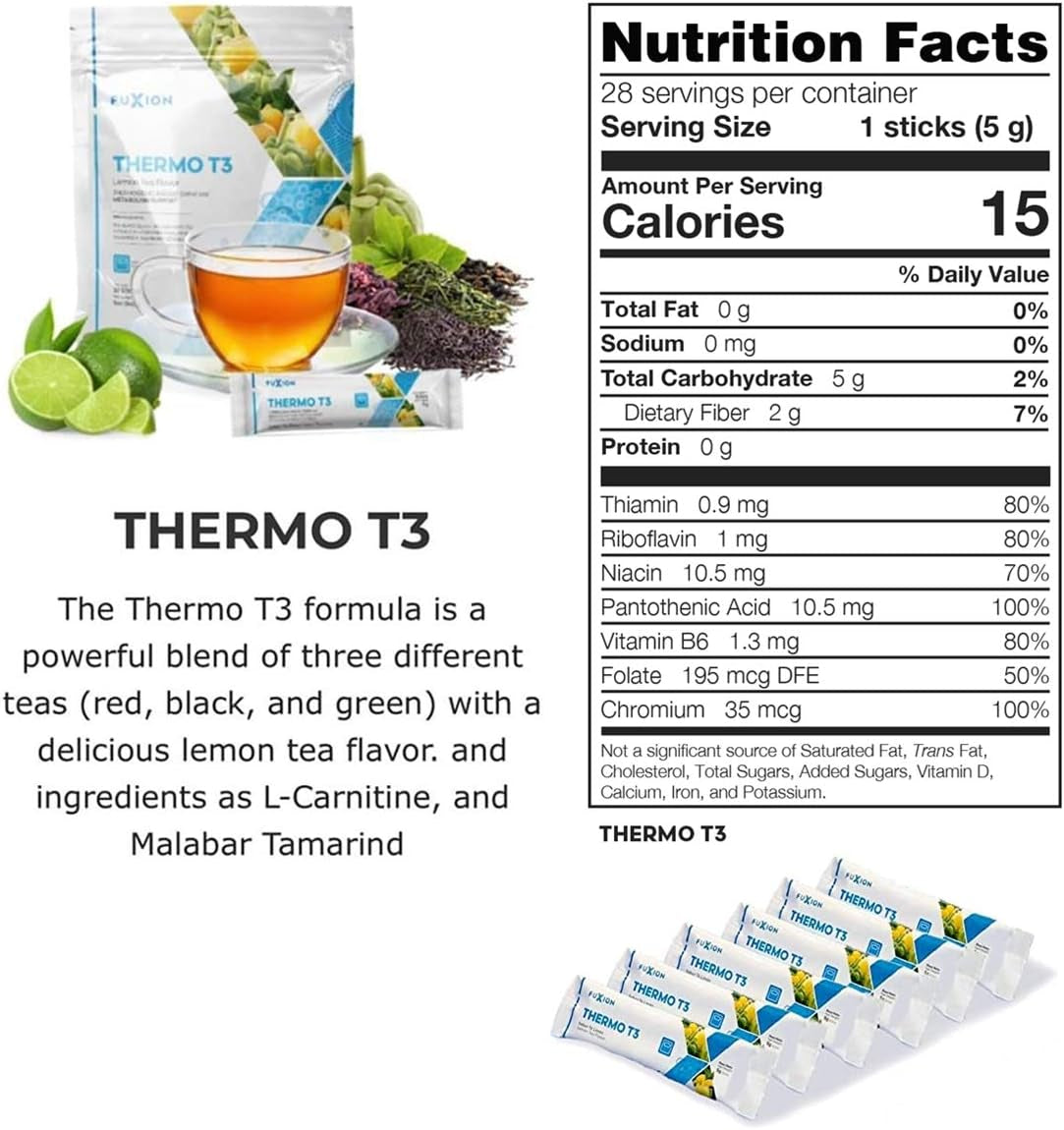 Cekaso Fuxion Thermo T3, Help You to Generate Energy by Burning Fat, Increasing Your Stamina(Thermo TT3+, 28 Sticks)