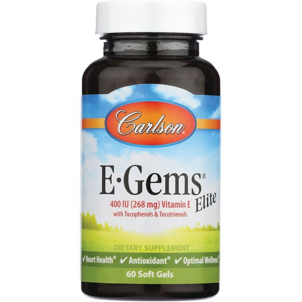 Carlson Laboratories E Gems Elite 400 I.U. 60 Softgel