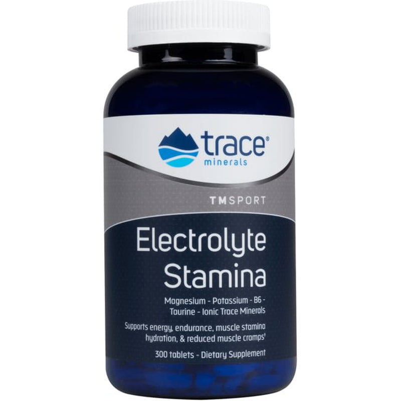 Trace Minerals | Electrolyte Stamina Tablets | Reduce Cramps | Unflavoured I 300 Ct (50-Day Supply)