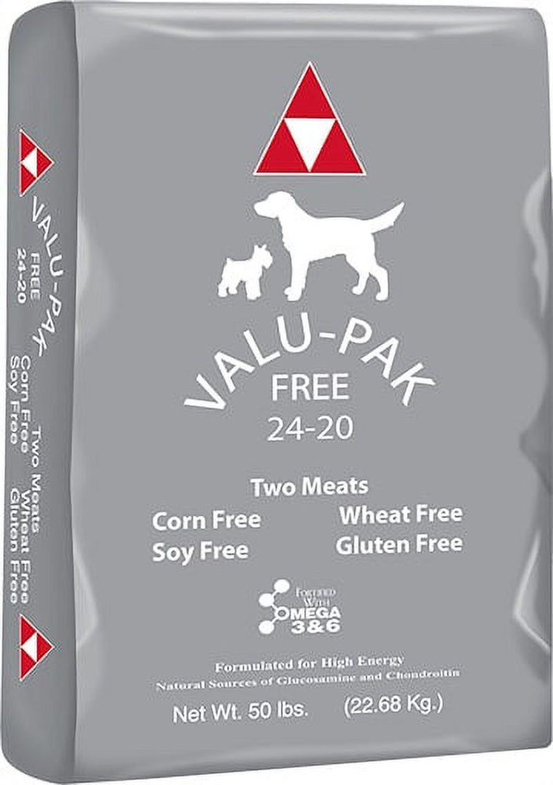 Valu-Pak Free 28-20 Dog Food | Silver Bag | 50 Lb