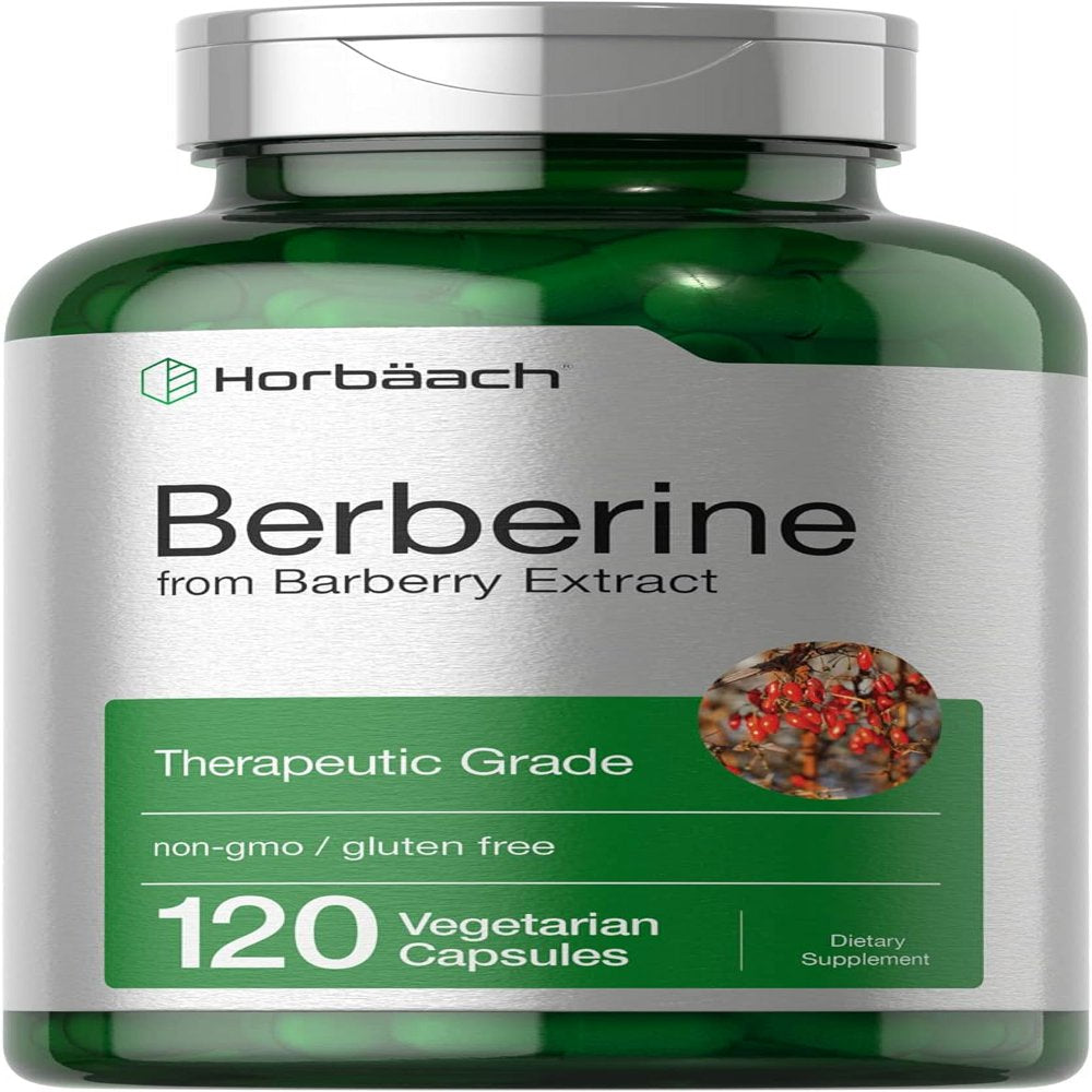 Berberine Hcl | 120 Capsules | by Horbaach
