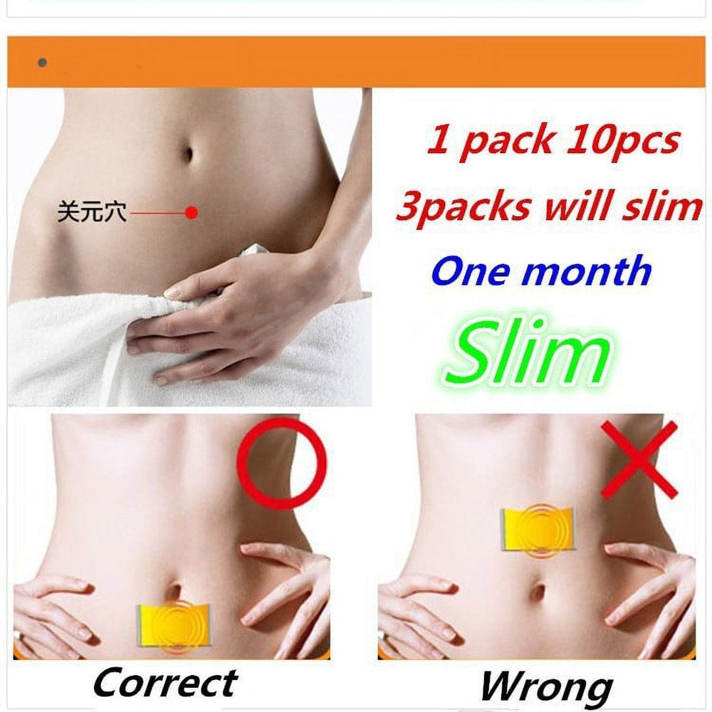 300 Pcs the Third Generation Slimming Navel Stick Slim Patch Weight Loss