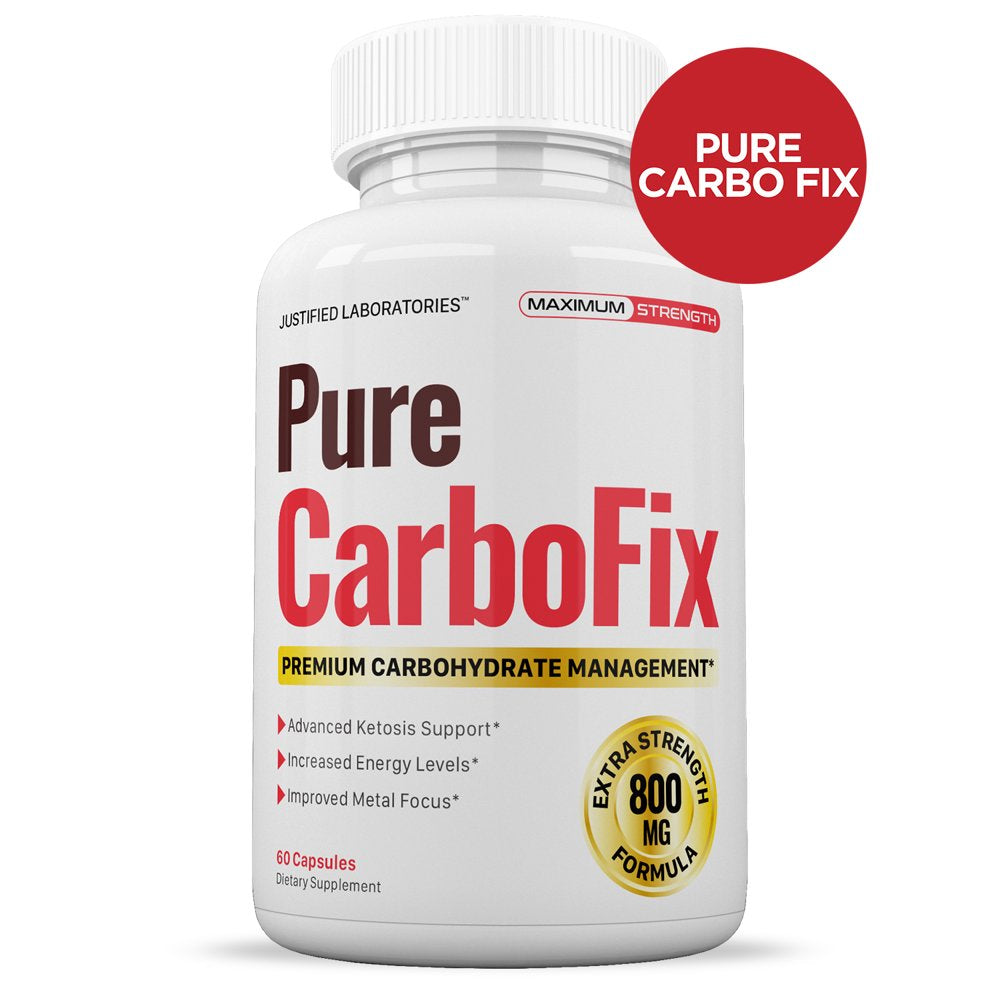 (5 Pack) Justified Laboratories Pure Carbo Fix Appetite Control Supplement 300 Capsules