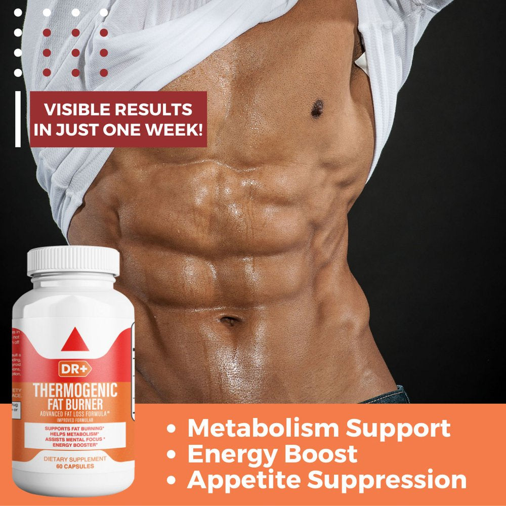 Thermogenic Belly Fat Burn Pills to Lose Stomach Fat, Weight Loss Supplement 60 Capsules