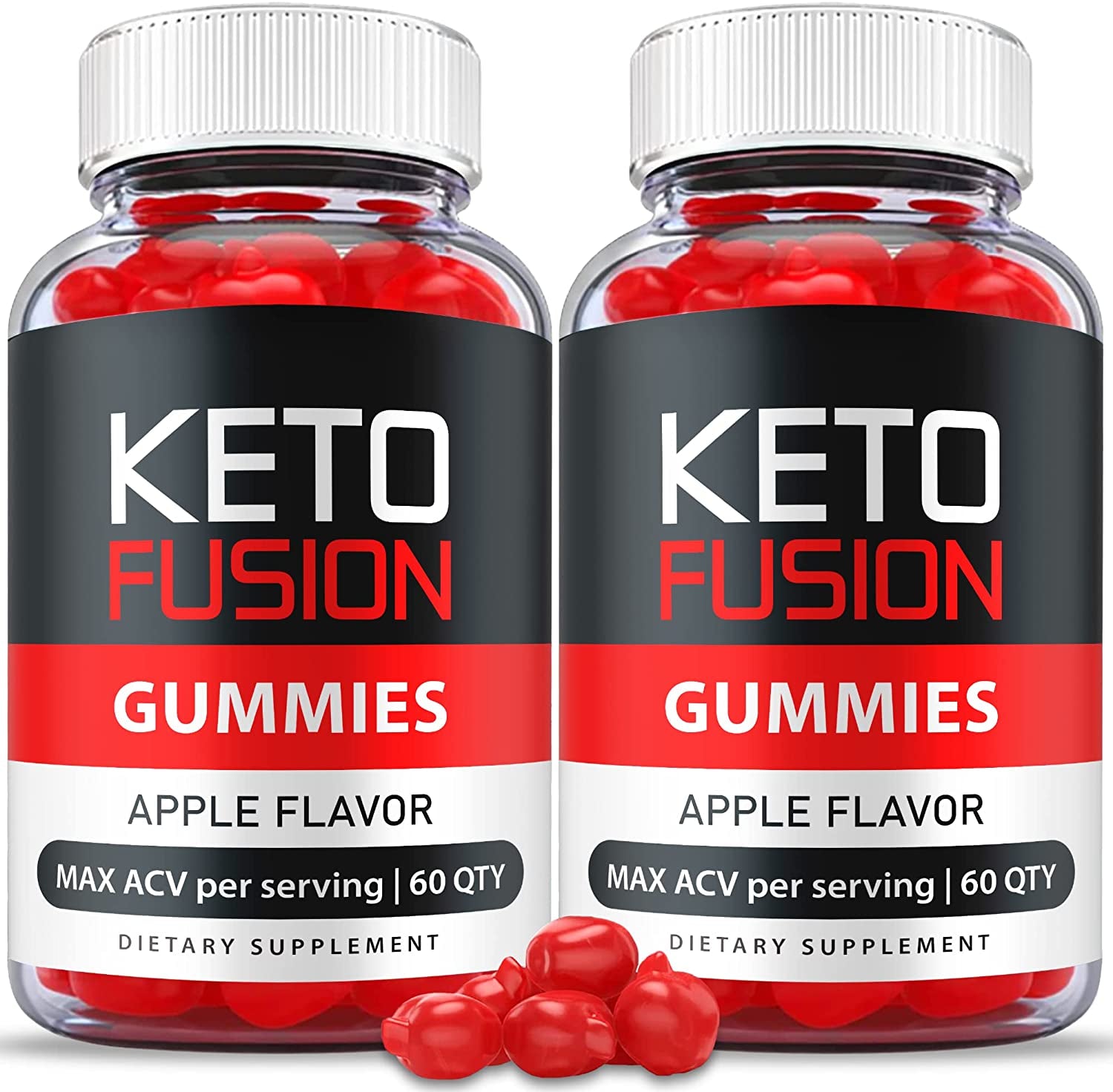 (2 Pack) Keto Fusion Gummies - Official Formula, Vegan - Keto Fusion ACV Gummies Advanced Weight Apple Loss Cider, Fusion Keto Gummies Apple Cider Vinegar, Vitamin B12, Beet Root Juice (120 Gummies)