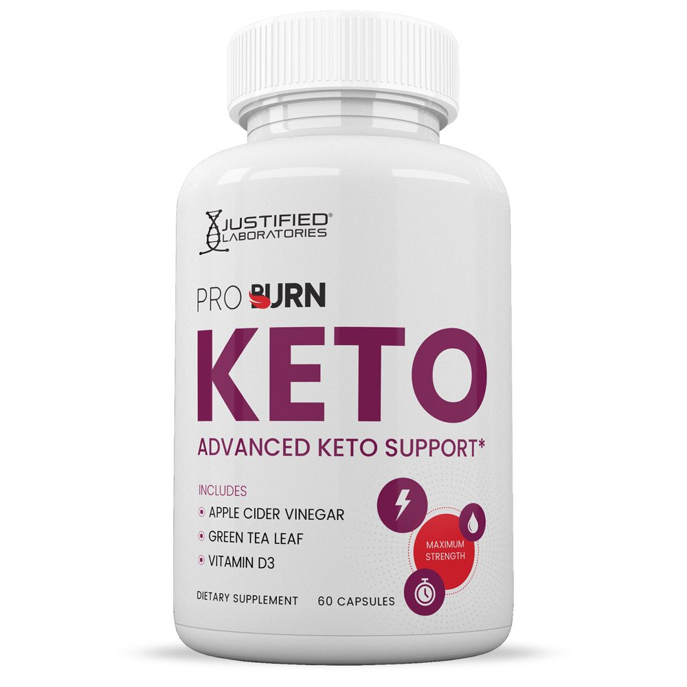 (2 Pack) Pro Burn Keto ACV Pills 1275Mg Alternative to Gummies Dietary Supplement 120 Capsules