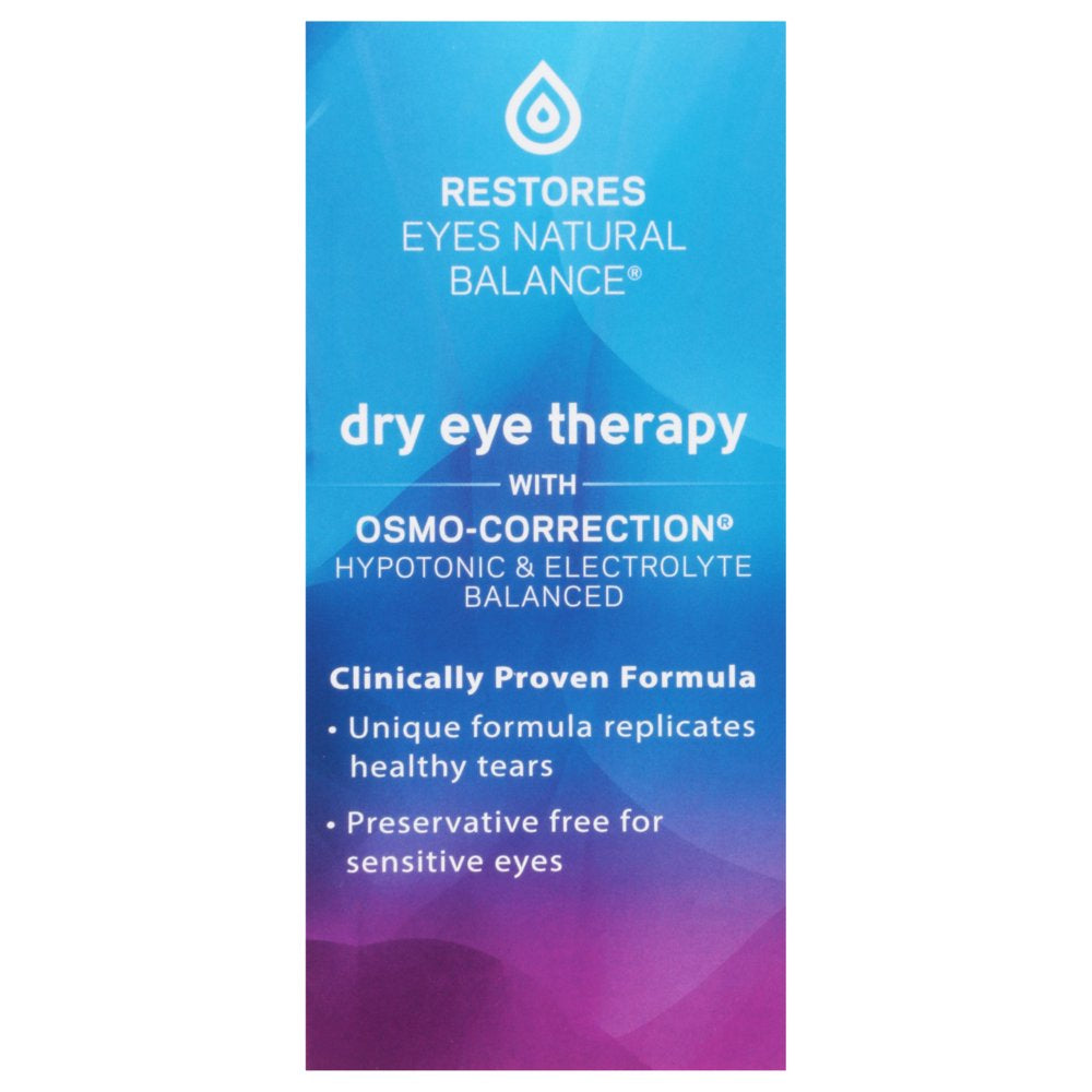 Theratears Dry Eye Therapy Lubricating Eye Drops, Preservative Free, 30 Single-Use Vials