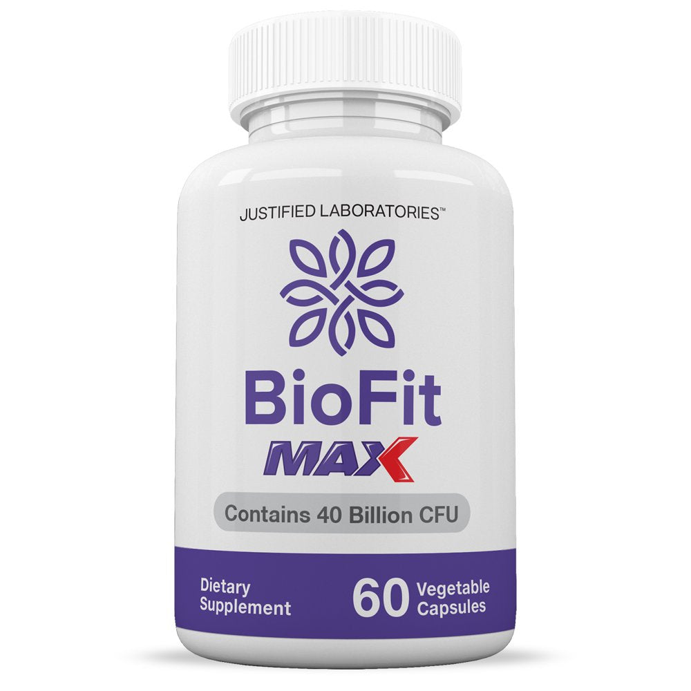 (2 Pack) Biofit Max Probiotic 40 Billion CFU Supplement for Men and Women 1200 Capsules