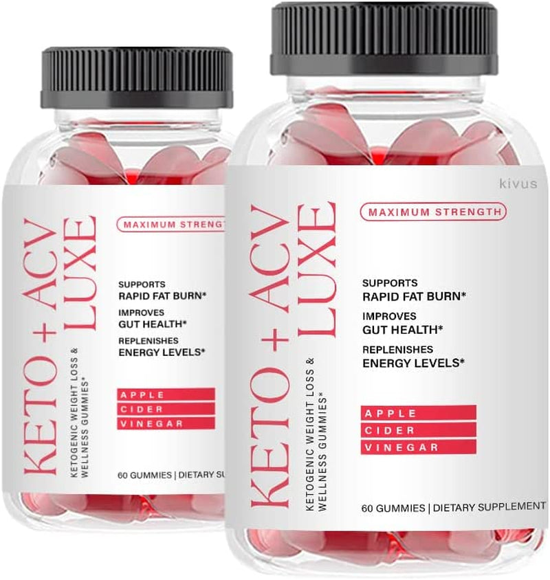 (2 Pack) Keto Luxe - Keto Luxe ACV - Keto Luxe ACV Gummies (120 Count)