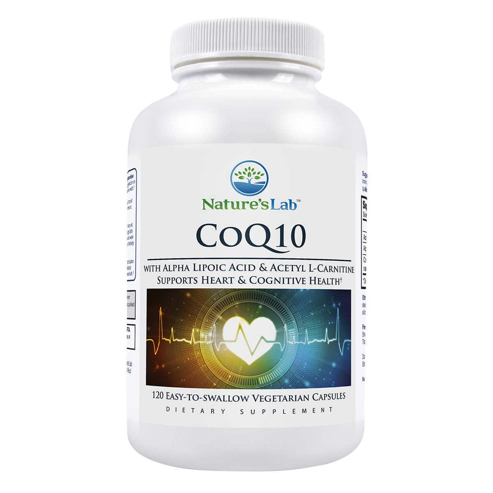 Nature'S Lab Coq10 + Alpha Lipoic Acid + Acetyl L-Carnitine Hcl, 120 Vegetarian Capsules