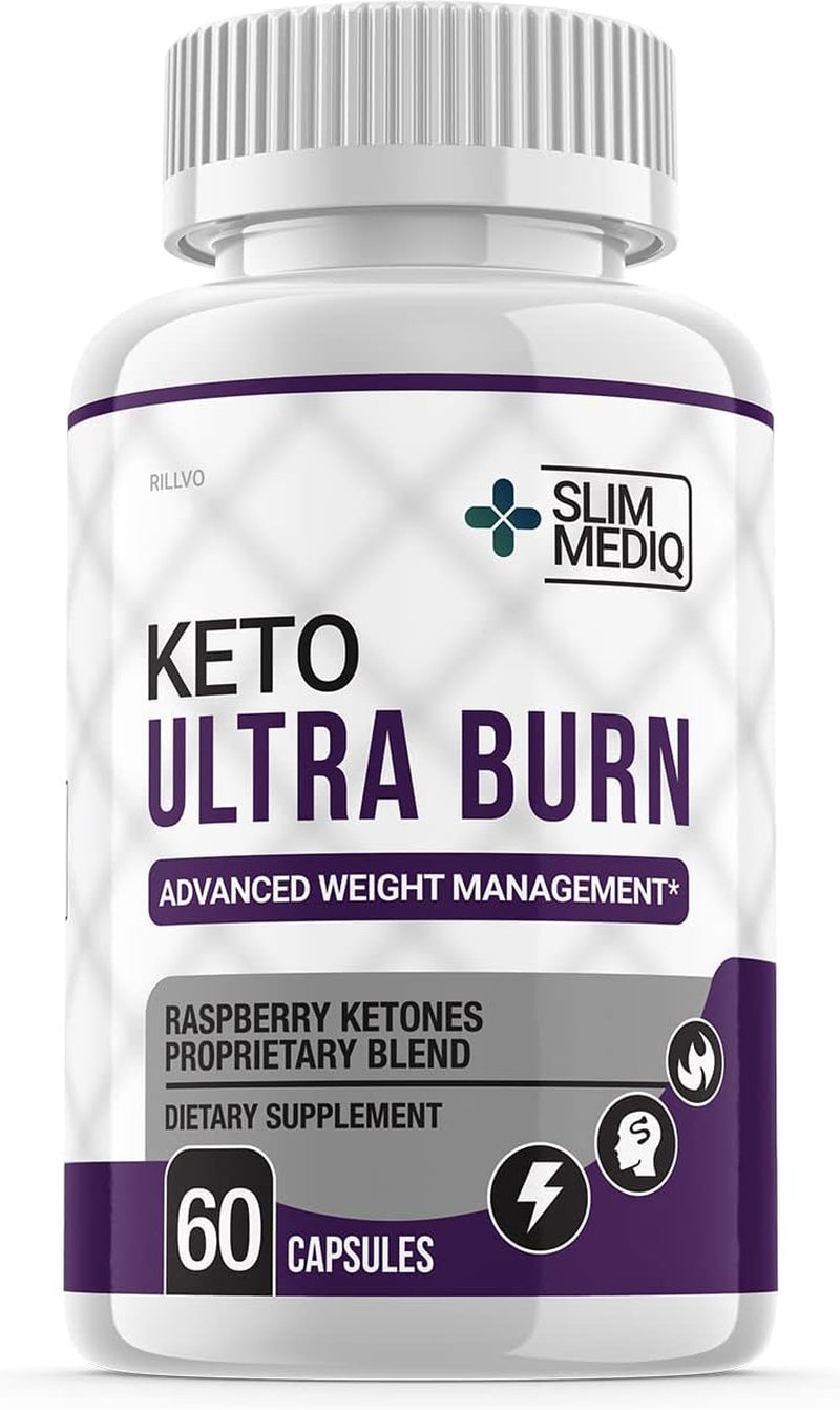 Keto Ultra Burn Supplement Pills, Advanced Ketogenic Formula (60 Capsules)