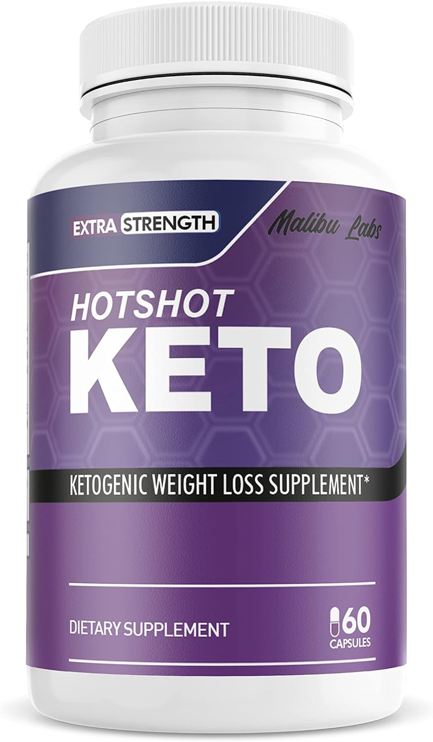 (1 Month) Hotshot Keto, Advanced Formula, Made in the USA, (1 Bottle Pack), 30 Day Supply