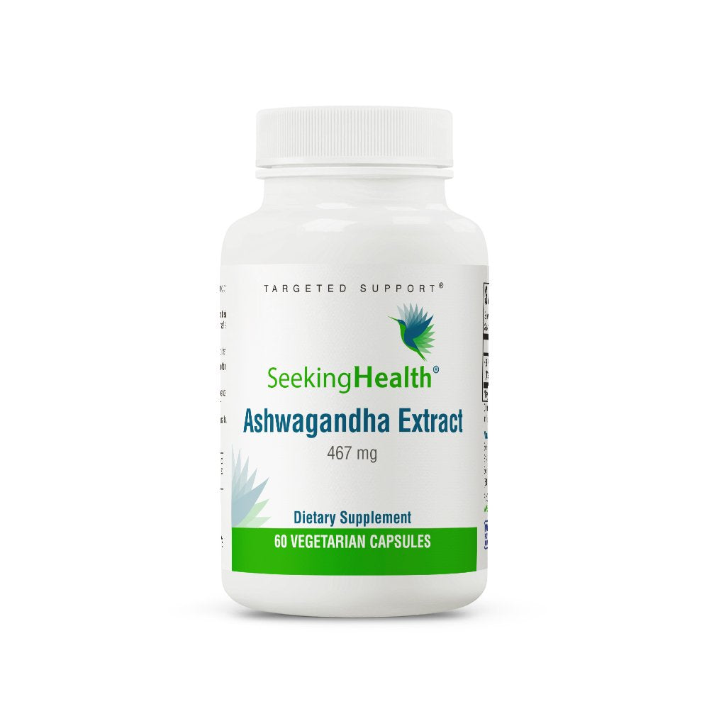 Seeking Health Ashwagandha Extract, 467 Mg, 60 Vegetarian Capsules