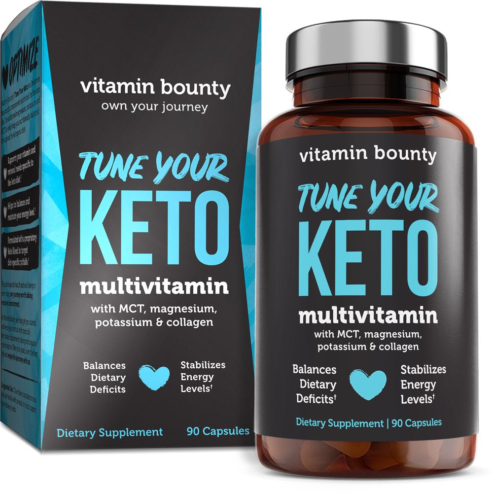 Vitamin Bounty Tune Your Keto Supplement, Multivitamin, 90 Count