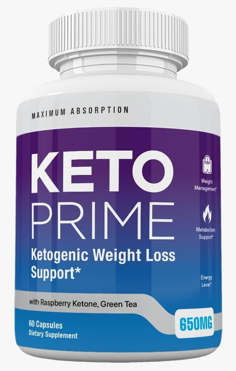 Keto Prime Pills, Prime Keto 60 Count, 1 Month Supply