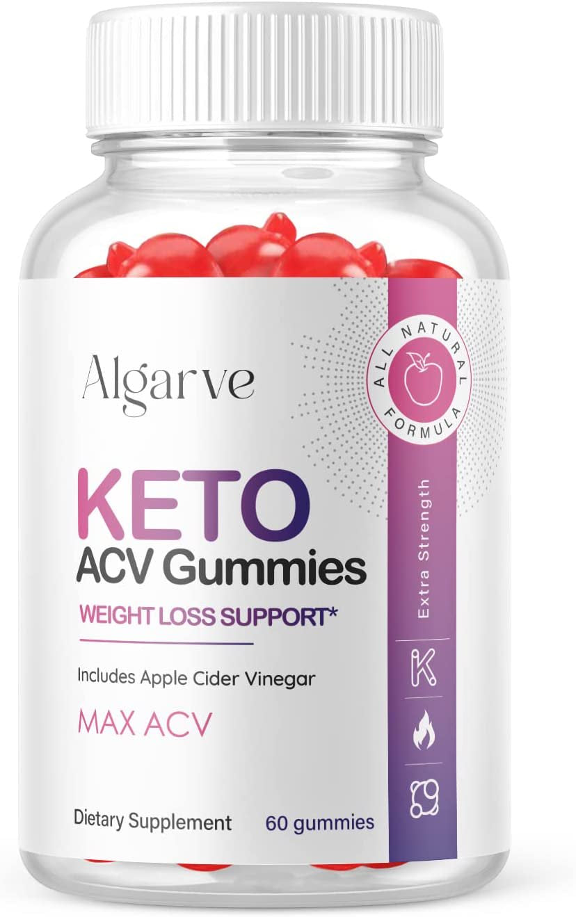 (1 Pack) Algarve Keto ACV Gummies - Supplement for Weight Loss - Energy & Focus Boosting Dietary Supplements for Weight Management & Metabolism - Fat Burn - 60 Gummies