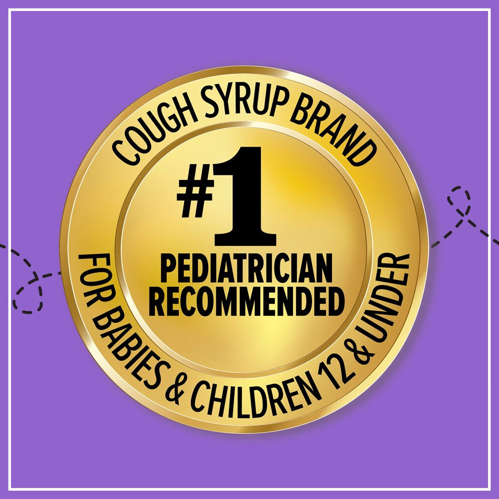 Zarbee'S Baby Cough Syrup + Immune with Honey & Zinc, Grape ,2 Fl Oz