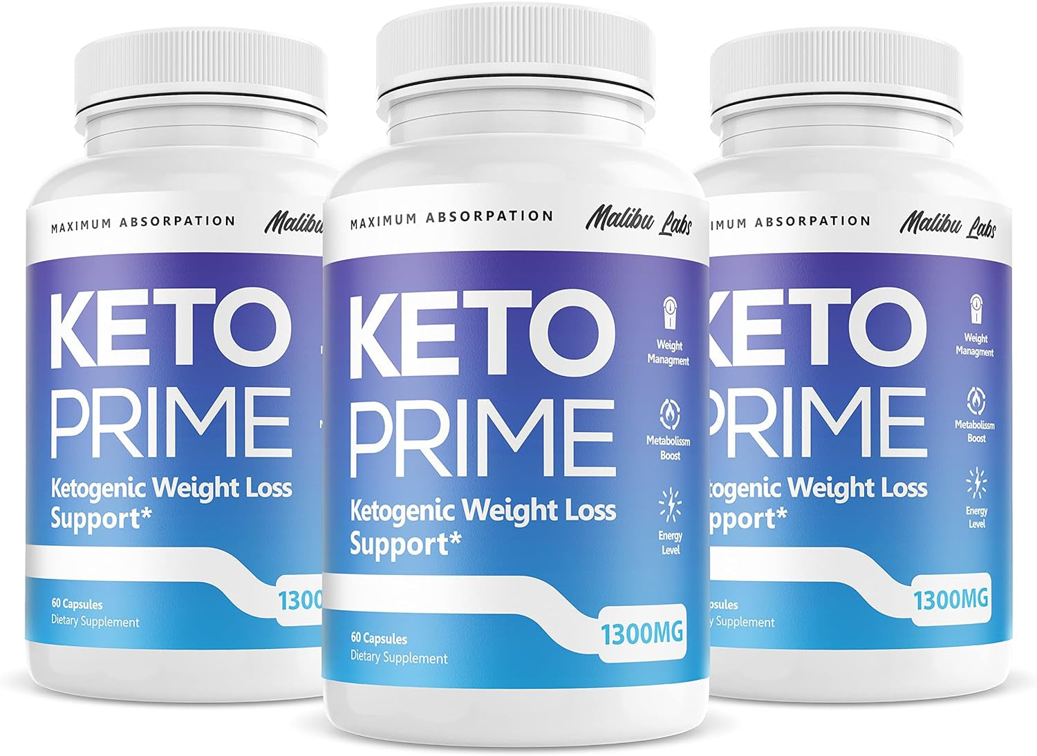 (Official) Keto Prime, Advanced Ketogenic Pill Shark Formula 1300Mg, Ketoprime, Made in the USA, (3 Pack), 90 Day Supply Tank