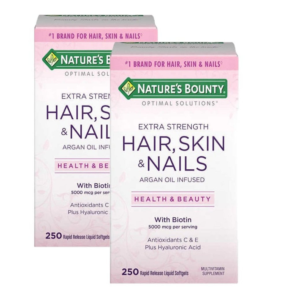 2 Pack | Nature'S Bounty Hair, Skin & Nails, 5000Mcg, 250 Count