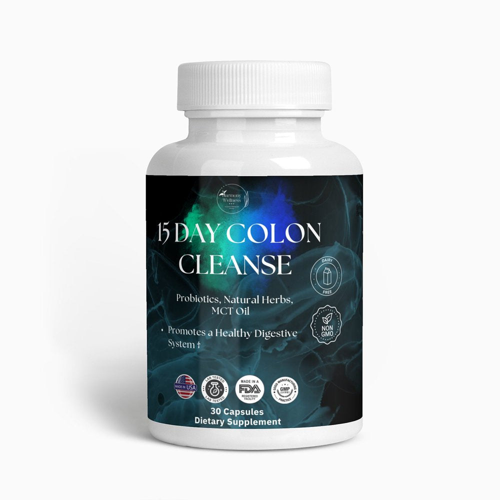 15 Day Colon Cleanse, Natural, Fast Acting-Constipation Relief, Detox, Relieves Bloating-Lab Tested, Made in USA