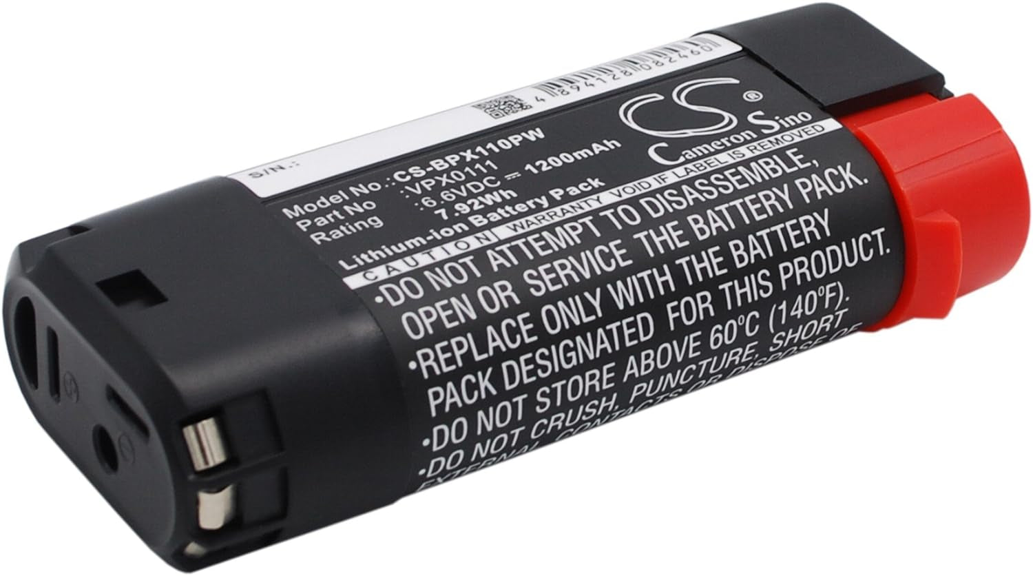 Velrgt 1200Mah Replacement Battery Compatible with Black & Decker VPX1101X VPX1201 VPX1101 VPX1212X VPX1501 VPX1301X VPX1212 VPX1301 VPX2102 VPX1401 VPX0111