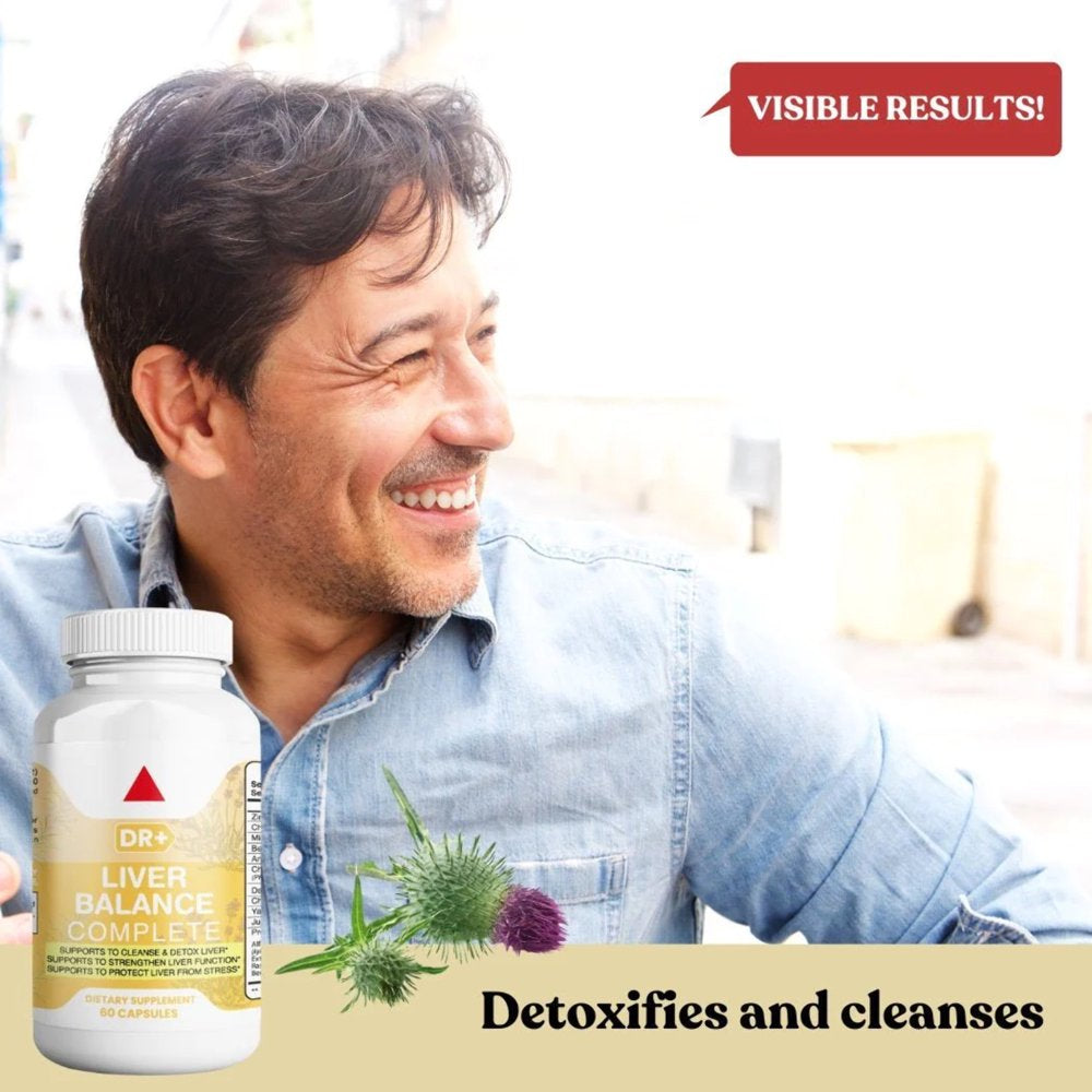 Liver Care Supplement: Cleanse, Detox Repair with Milk Thistle 22 Herbs