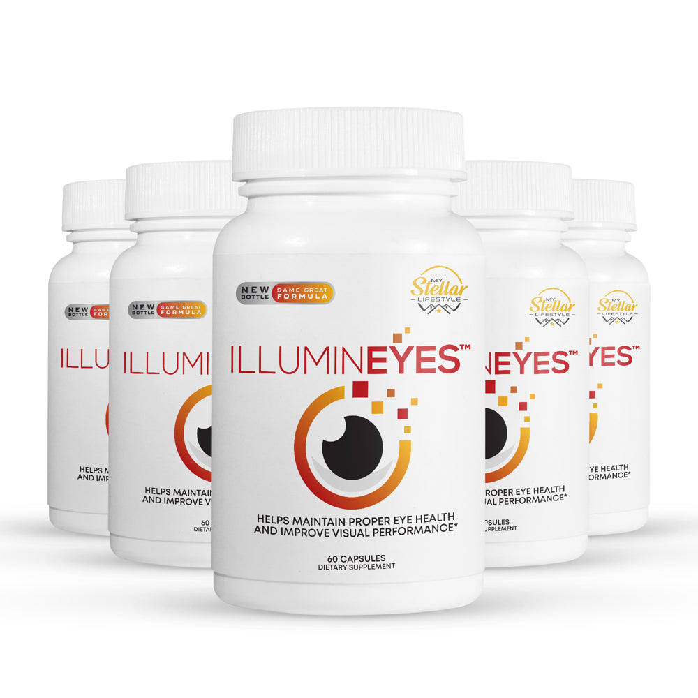 5 Pack Illumineyes, Helps Maintain Eye Health & Improve Visual Performance-60 Capsules X5