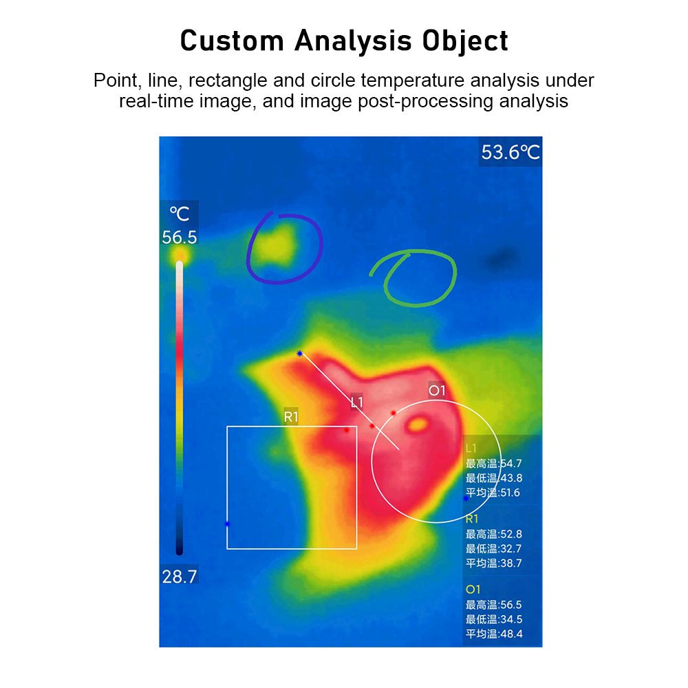 UNI,T Uti120Mobile Infrared Thermal Imager , Imaging Camera for Android Phones, Type,C Interface