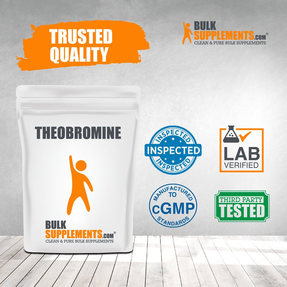 Bulksupplements.Com Theobromine Powder - Pre-Workout Powder - Thermogenic Fat Burner for Men - Thermogenic Fat Burner for Women (500 Grams)