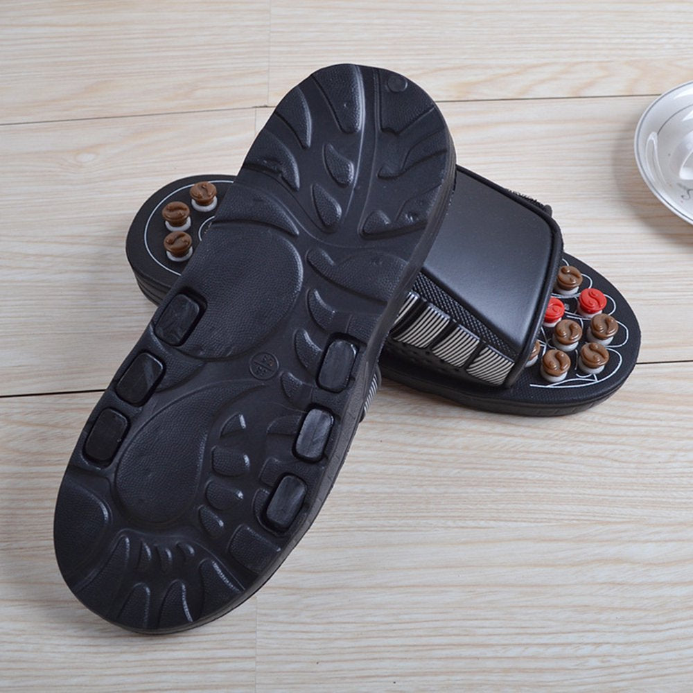 Etereauty Slippers Sandals Acupressure Foot Slipper Neuropathy Arch Sandal Relief Fasciitis Plantar Non Shower Massager