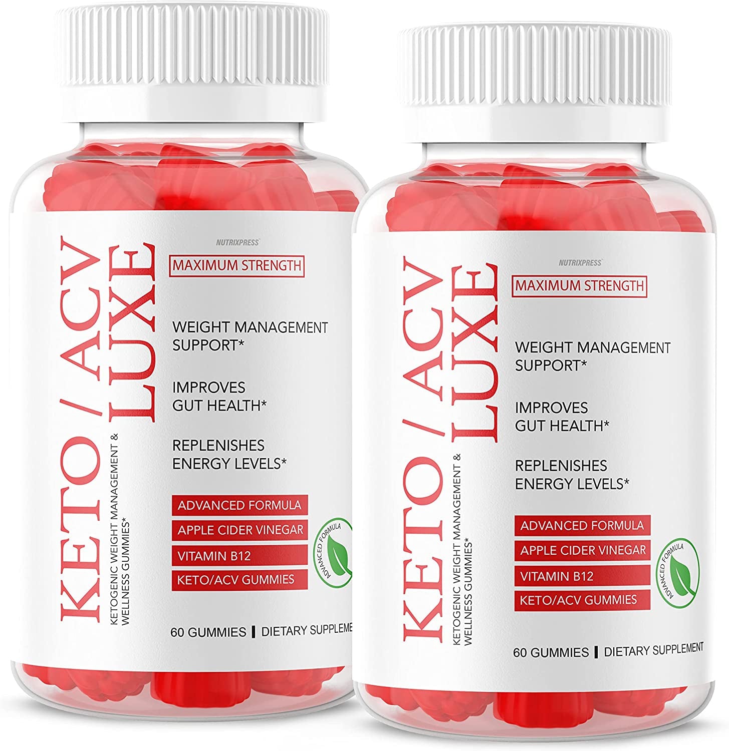 (2 Pack) - Keto Luxe ACV Gummies - New Ketoluxe plus Advanced Apple Cider Maximum Strength Formula, Ketoluxeacvgummies, Shark, Ketoluxeacv + Gummys, Brand, Reviews, Pure, Luxegummies, 60 Days Supply