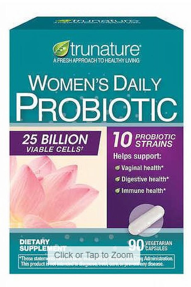 Trunature Women'S Daily Probiotic, 90 Vegetarian Capsules