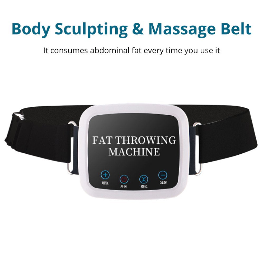 Wireless Electric Fat Burning Cellulite Massager Body Slimming Losing Weight Belt Womans Belly Fat Burner Machine