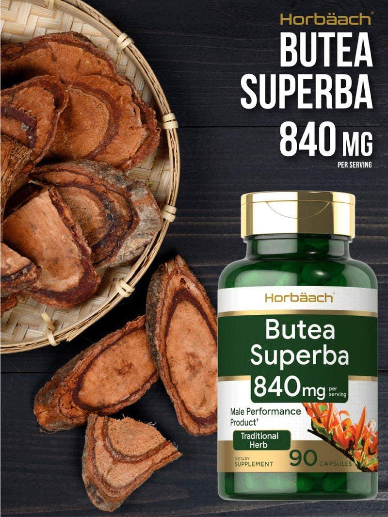 Butea Superba Root 840Mg | 90 Capsules | Male Supplement | by Horbaach
