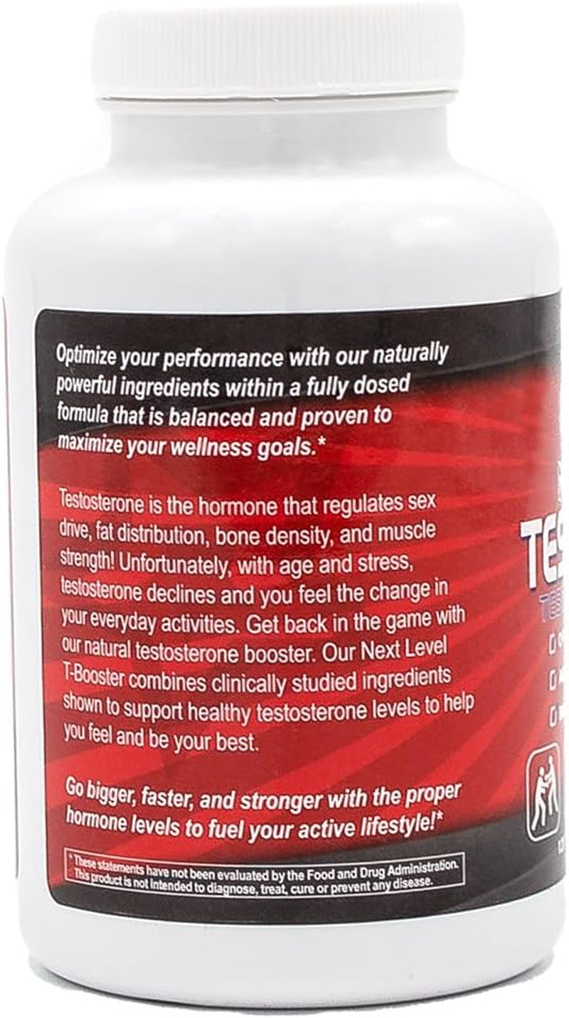 PERFORMANCE INSPIRED - Next Level Test Booster - T Booster - Test Support - Ashwagandha Root Extract - 120 Count