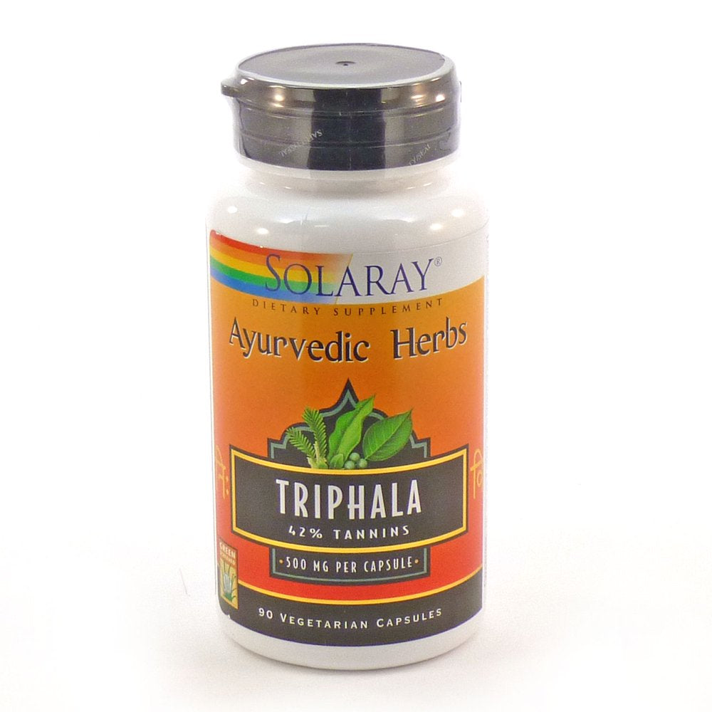 Solaray - Ayurvedic Herbs Triphala 500 Mg. - 90 Capsules