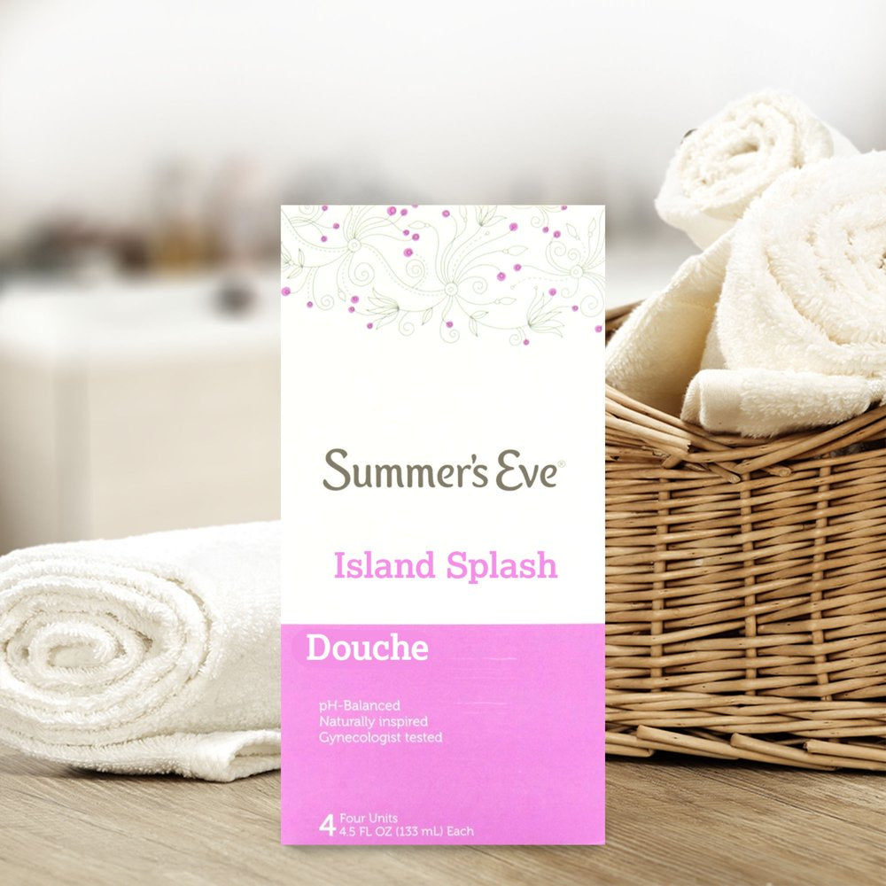 Summer'S Eve Douche, Island Splash, 2 Units, 4.5 Oz Each