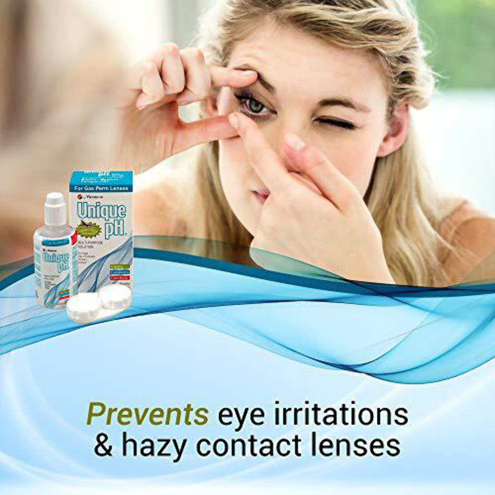 Unique Ph Travel Pack- Multipurpose Solution for Gas Permeable Contact Lenses -2.5 Fluid Ounces