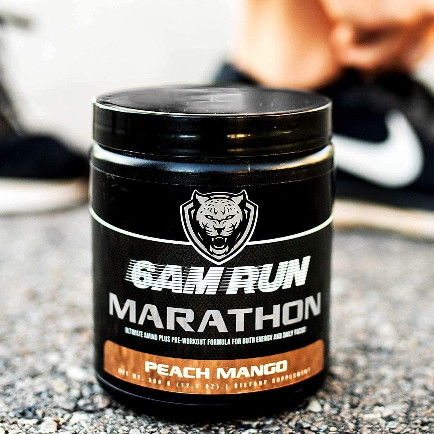 6AM Run Marathon - Pre Workout Powder for Distance Running & Essential Amino Energy - No Jitters, High Energy for Cardio & Stamina Formula - All Natural, Keto, Vegan