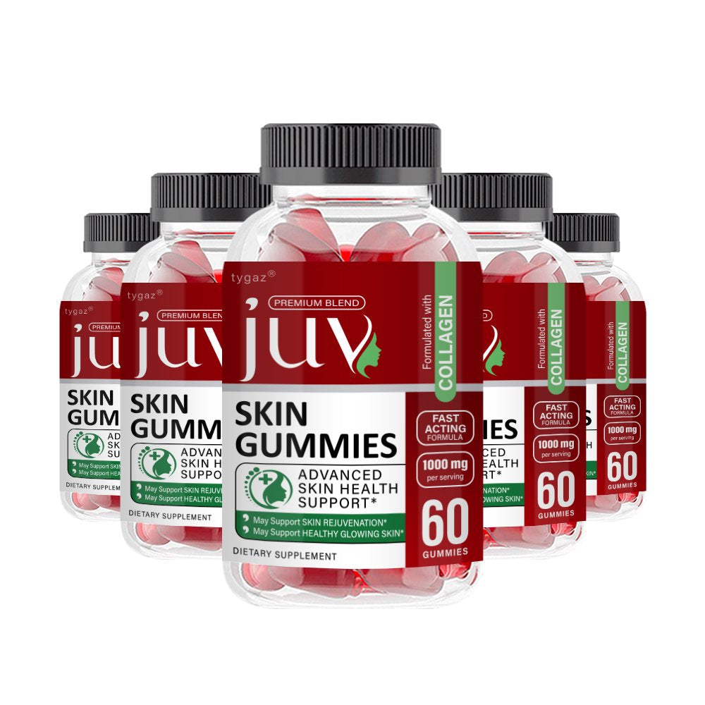 Juvskin - Juv Skin Gummies for Advanced Skin Health (5 Pack)