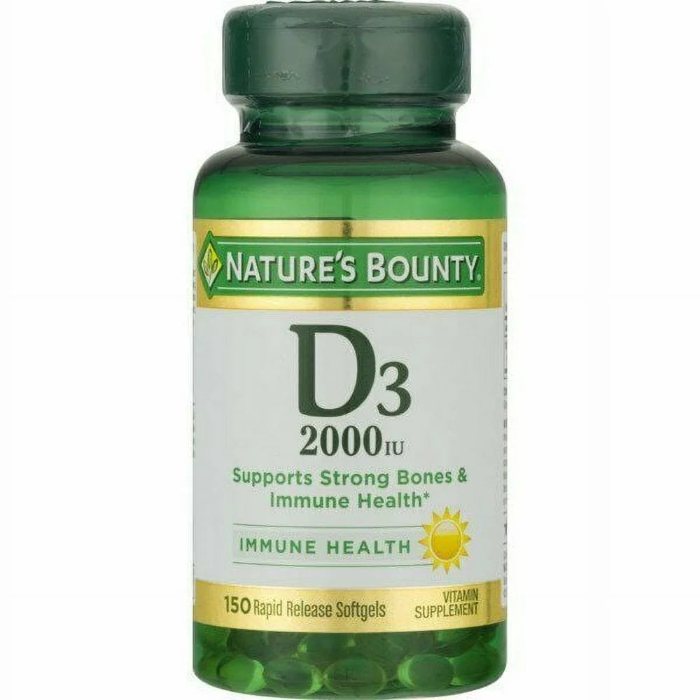 Vitamin D3 -2000 IU, 150 Softgels