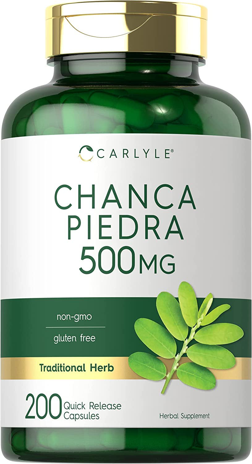 Chanca Piedra | 500Mg | 200 Capsules | Traditional Herb Formula | by Carlyle