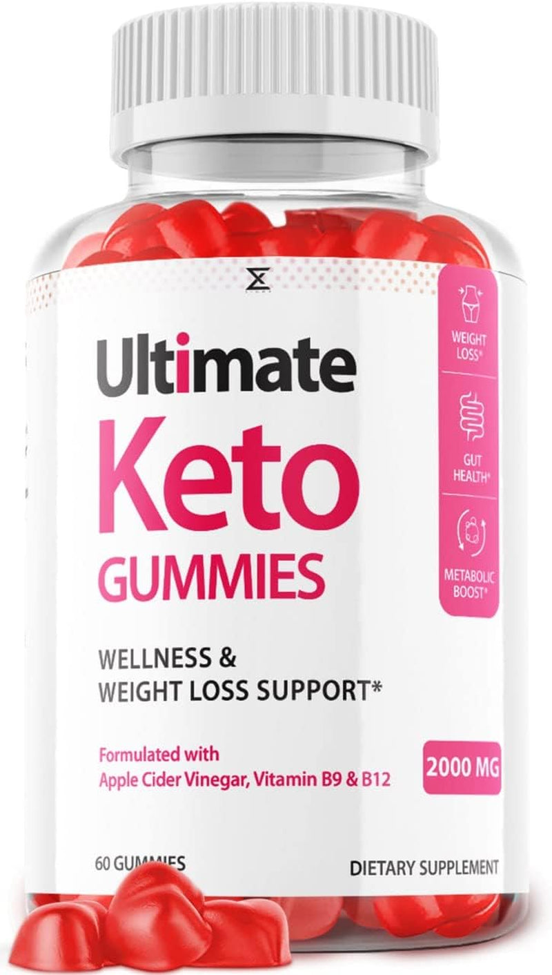 Ultimate Keto Gummies for Loss Max Potency ACV Ultimate Keto (60 Gummies)