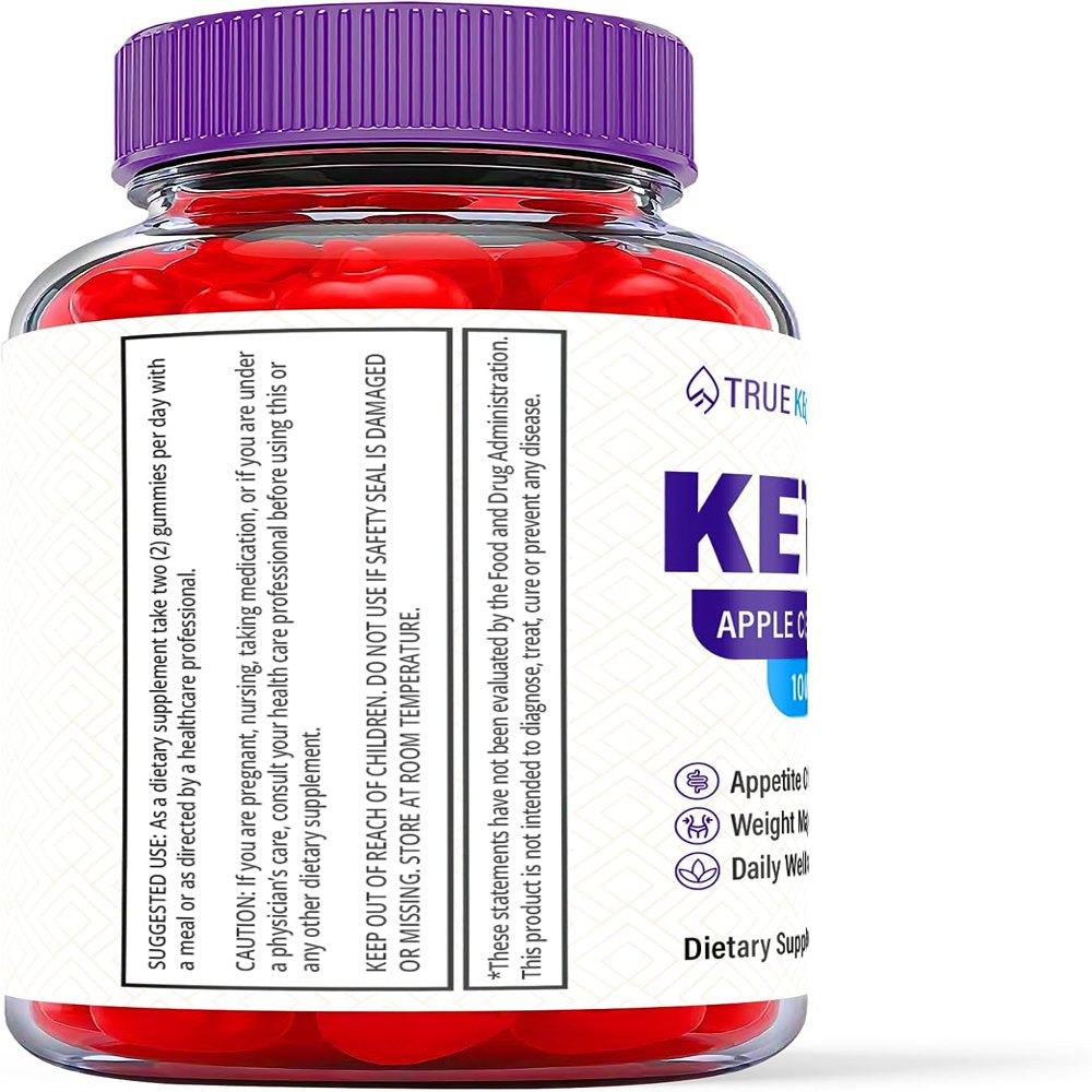 (2 Pack) True Ketosis Keto ACV Gummies - Apple Cider Vinegar Supplement for Weight Loss - Energy & Focus Boosting Dietary Supplements for Weight Management & Metabolism - Fat Burn - 120 Gummies