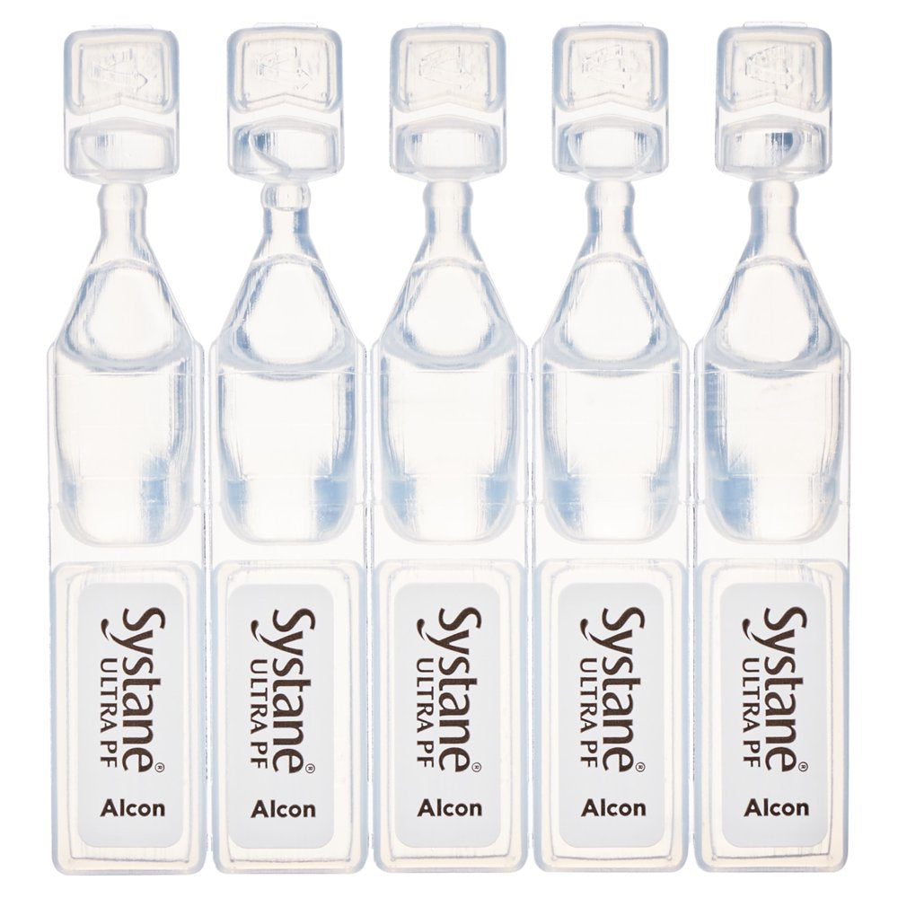 Systane Ultra Lubricant Eye Drops for Dry Eye Symptoms, 25 Preservative-Free Single Use Vials