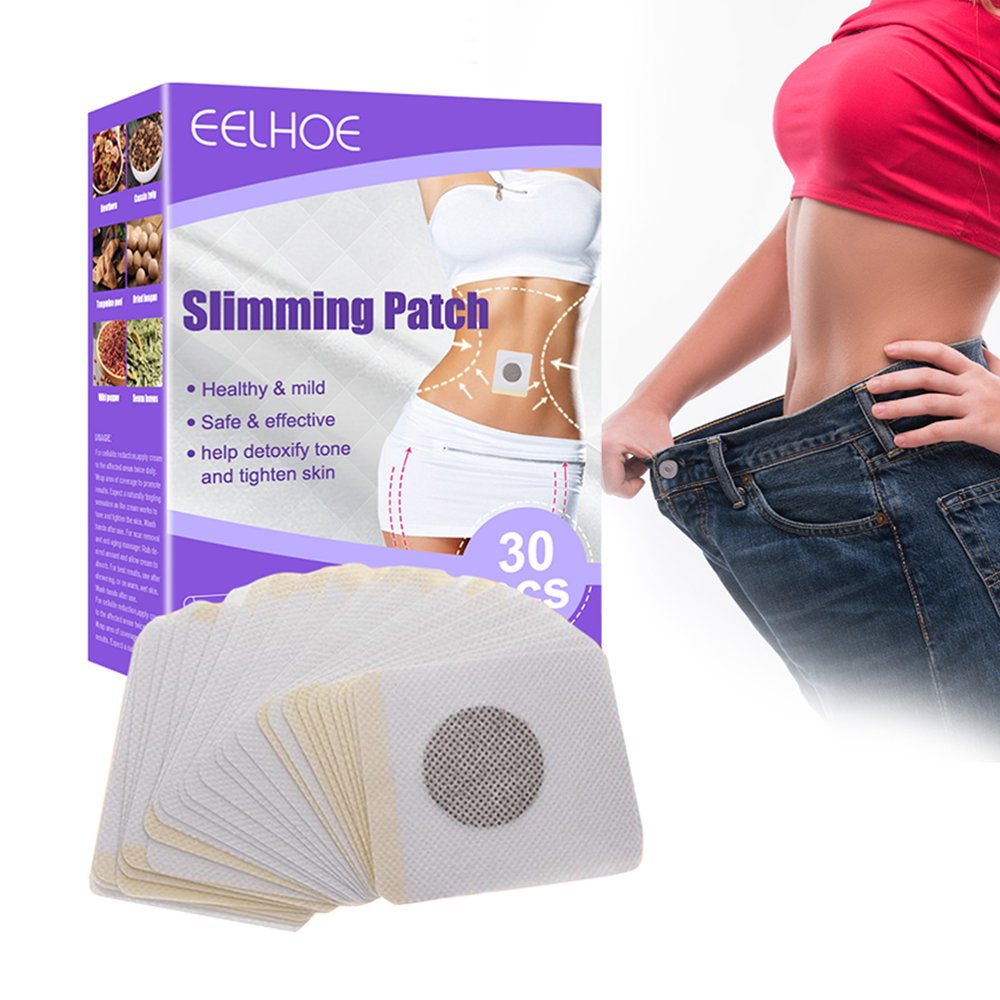 Weight Loss Patches,Waist Abdominal Fat Quick Slimming Natural Plant Belly Sticker for Men and Women (30Pcs)