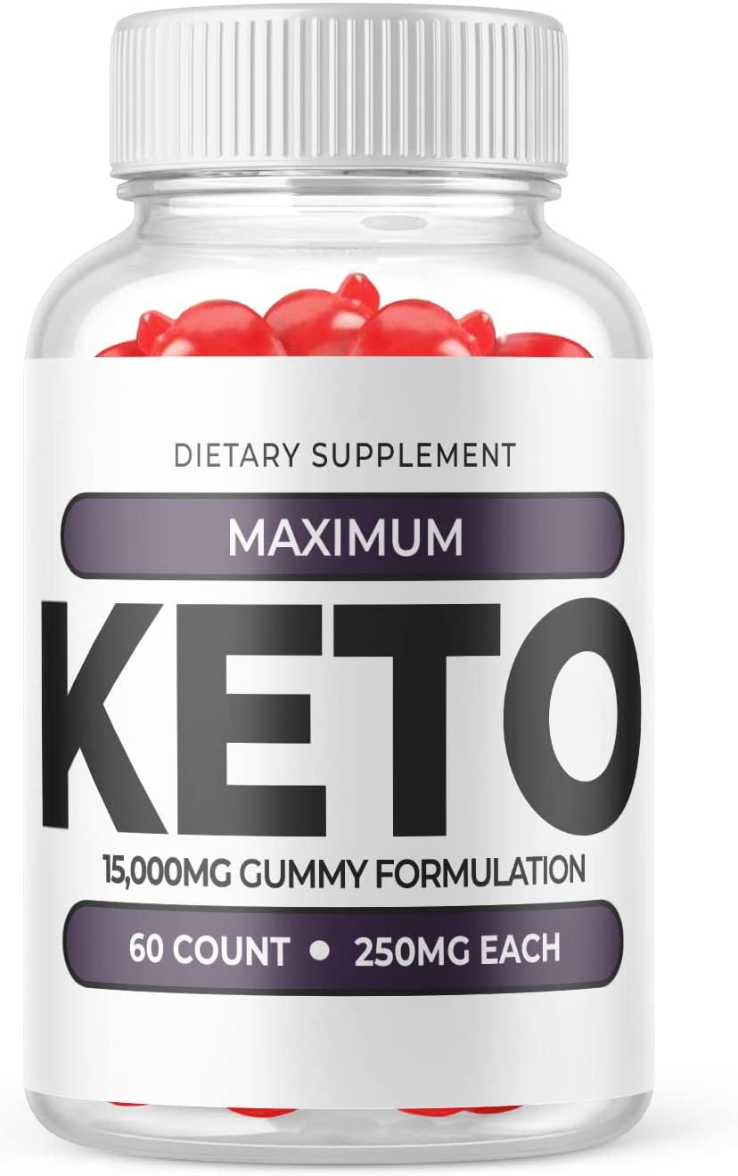 (1 Pack) Maximum Keto Gummies - Supplement for Weight Loss - Energy & Focus Boosting Dietary Supplements for Weight Management & Metabolism - Fat Burn - 60 Gummies