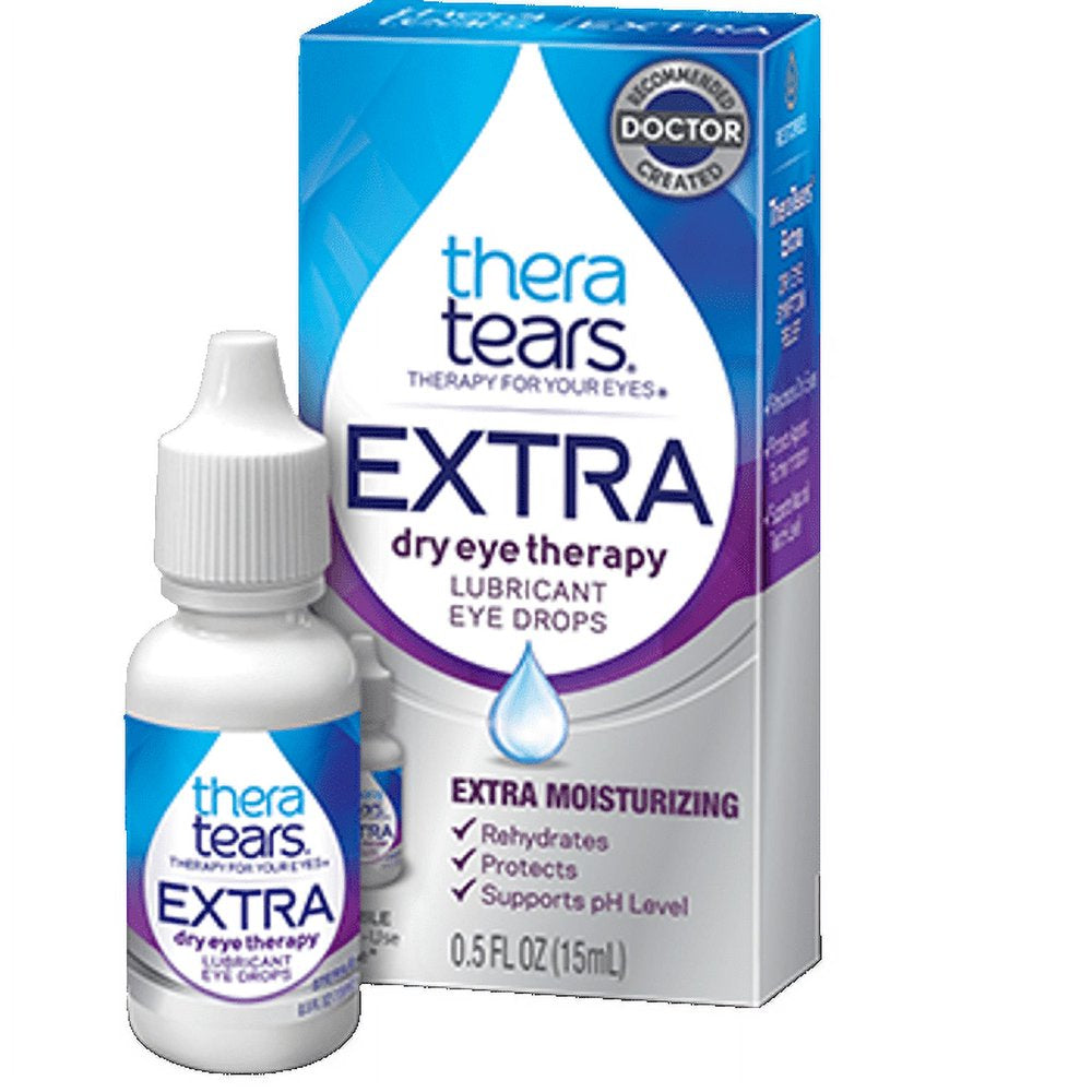 Thera Tears Extra TM Dry Eye Therapy Lubricant Eye Drops - 15Ml, Pack of 2 *EN