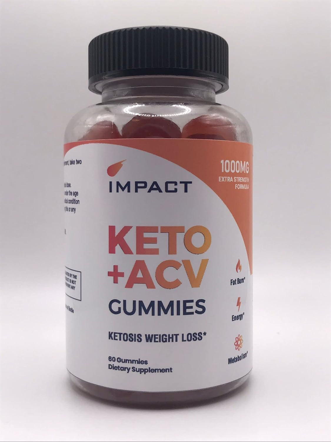 Zonata Impact Keto ACV Gummies, 60 Gummies (Pack of 1)